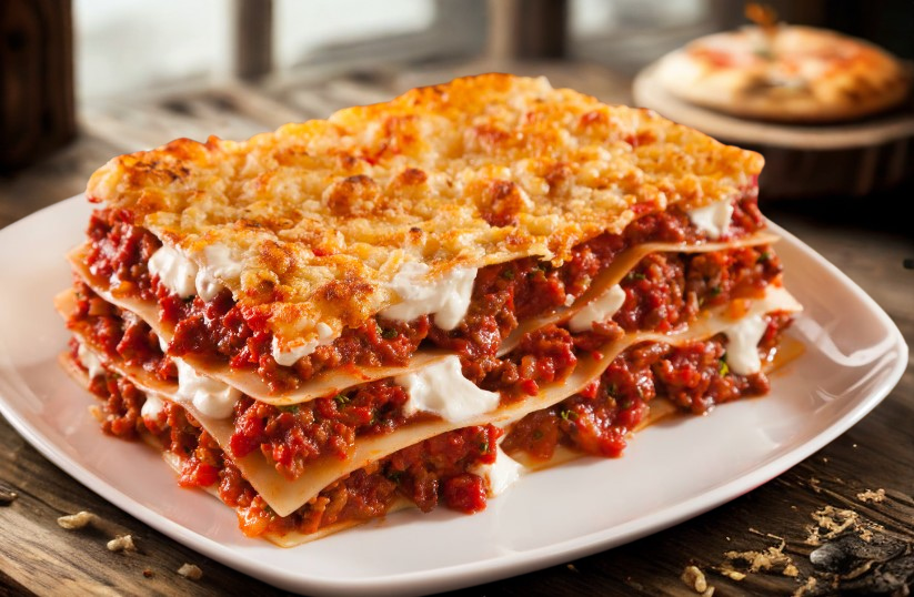 Beef Lasagna - Lasagna con Carne de Res